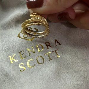 Kendra Scott Phoenix Wrap Ring In Vintage Gold